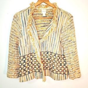 Chicos knit blazer